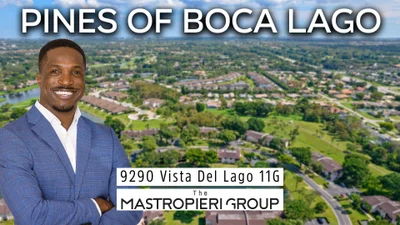 Pines of Boca Lago Boca Raton Property Tour | 9290 Vista Del Lago 11G